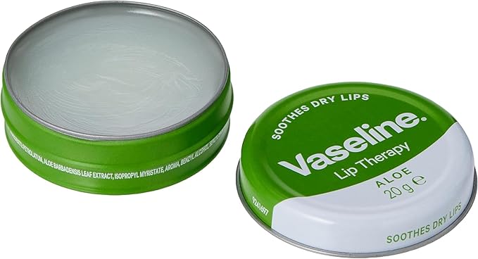 Vaseline Lip Balm 20g/0.705oz (6X20g/0.705oz, Aloe Vera)-VivaGrace Women