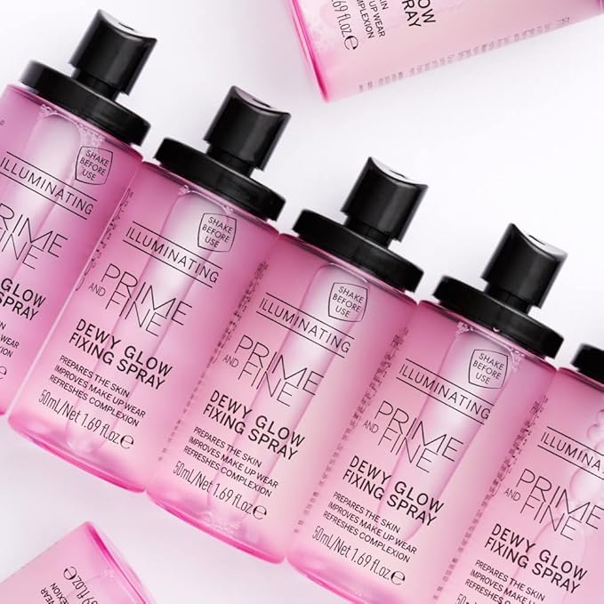 Catrice | Prime & Fine Illuminating Dewy Glow Spray | Transparent and Fast Drying Fixing Spray| Paraben Free & Vegan | Cruelty Free (Pack of 1)-VivaGrace Women