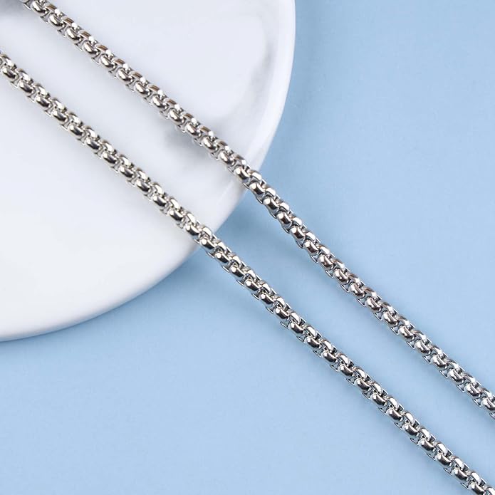 Vintage Snake Pendant Necklace Punk Snake Necklace Serpent Choker Necklace Silver Box Chain Necklace Jewelry for Women-VivaGrace Women