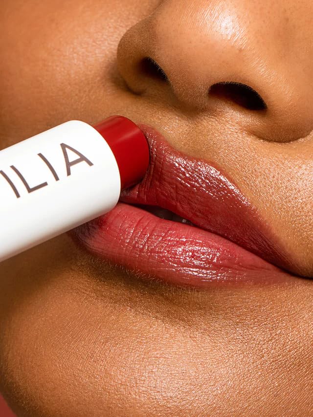 ILIA - Balmy Tint Hydrating Lip Balm | Non-Toxic, Cruelty-Free, Moisturizing + Sheer, Buildable Lip Color (Lady, 0.15 oz | 4.4 g)-VivaGrace Women
