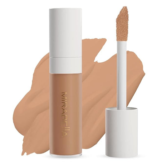 Mirabella Invincible For All Perfecting Under Eye Concealer Full Coverage - Hydrating Makeup Concealer for Dark Circles, Fine Lines & Wrinkles w/Hyaluronic Acid - Tan T170-VivaGrace Women