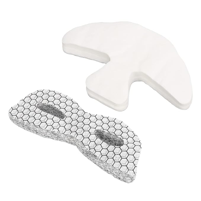 ZJchao Disposable Eye Forehead Masks, Eye Forehead Mask Paper Silk DIY Soft Disposable Hydrating Eye Care Paper Facial Eye Pads Spa DIY Clear Eye Mask Paper Beauty Sheets for Home Beauty-VivaGrace Women