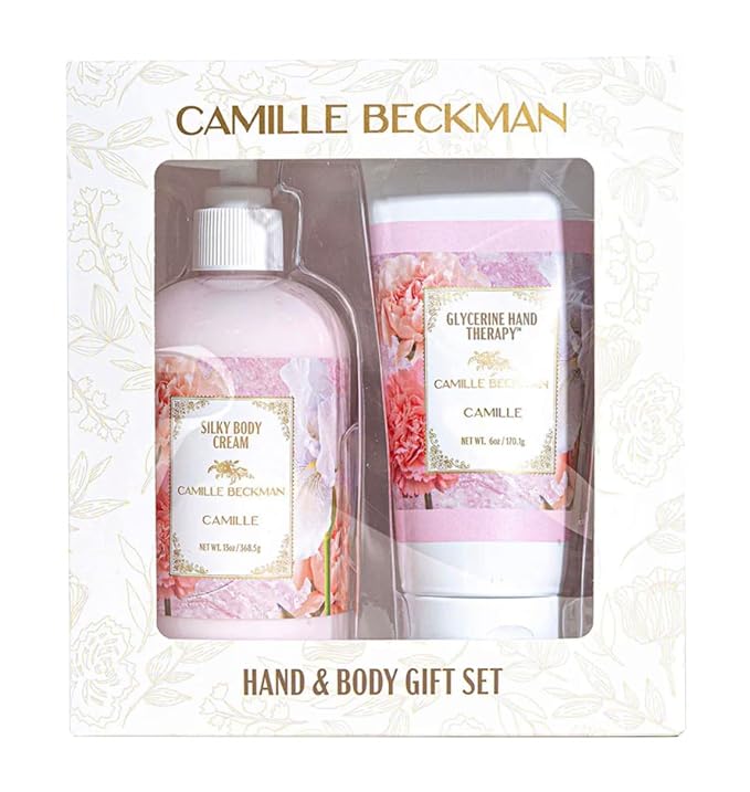 Camille Beckman Hand and Body Duet Set, Silky Body and Glycerine Hand Cream, Camille-VivaGrace Women