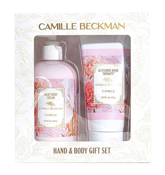 Camille Beckman Hand and Body Duet Set, Silky Body and Glycerine Hand Cream, Camille-VivaGrace Women