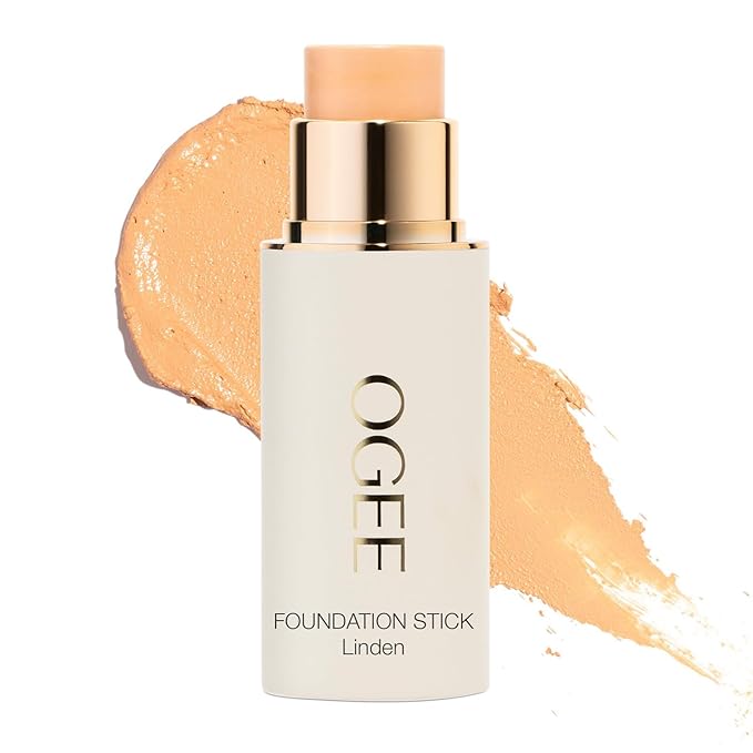 Ogee Sculpted Complexion Foundation Stick (Linden 1.25N Light Beige, Neutral Undertones) Full Coverage Foundation Makeup - Instantly Balance & Even Complexion - 70% Organic Ingredients-VivaGrace Women