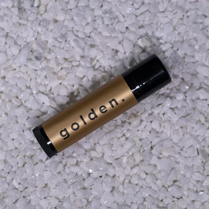 Golden Grooming Co. Lip Balm Set for Men - Soothing & Moisturizing Lip Balms for Dry, Cracked, Chapped Lips - Infused with Aloe Vera & Vitamin E - Vanilla Scent - Pack of 10-VivaGrace Women