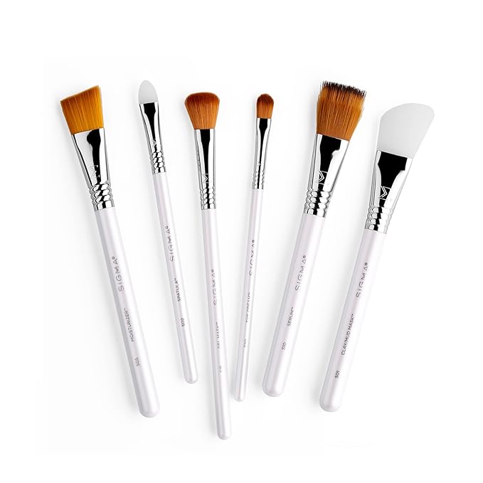 Sigma Beauty S20 Eye Cream Skincare Brush – Skincare Tool for Applying Skincare Products to Face and Skin, Gentle Eye Cream Brush Applicator for Eye Creams and Eye Makeup Primer (1 Pc)-VivaGrace Women
