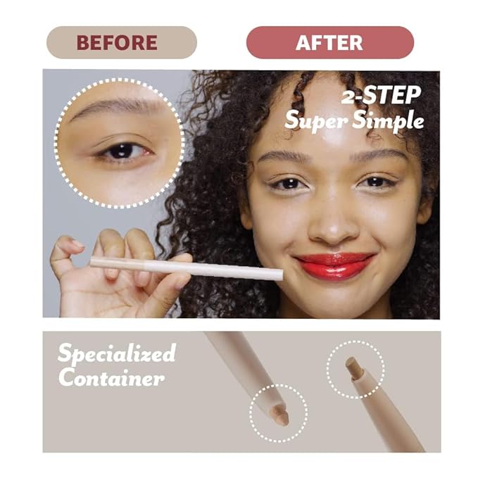 COLORGRAM Under Eye Highlighter Stick 02 Cool Tone | Silky-Smooth Long-Lasting Highlighter & Contouring Stick for Smudge-Proof, Shining Daily Makeup | K-Beauty Face Highlighters & Luminizers-VivaGrace Women