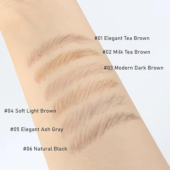 Eyebrow Pencil Dark Brown,Eyebrow Pencils for Women,Micro Brow Pencil Waterproof Smudgeproof,Ultra-Precise Tip Long-Lasting Brow Pencils for Natural Eye Brows,Built-In Spoolie Brush,03 Dark Brown.-VivaGrace Women