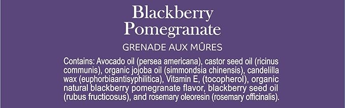 Blackberry Pomegranate Lip Balm Collection, Vegan Lip Balm Set, Beeswax Free, with Avocado Oil, Organic Jojoba Oil, and Vitamin E, Natural Moisturizer for Dry, Chapped Lips, 3 Tube Set-VivaGrace Women