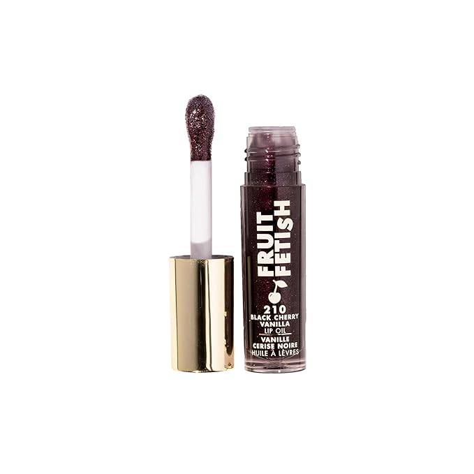 Milani Lip Oil with Vitamin E for Instant Hydration, Fruit Extract Infused Lip Treatment and Moisturizing Lip Gloss - Black Cherry Vanilla-VivaGrace Women