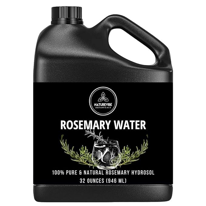 Naturevibe Botanicals Rosemary Water 32 Ounces | 100% Pure and Natural | Great for Skin Care and Hair Care-VivaGrace Women