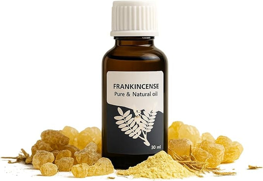 Roots & Above Pure Natural Frankincense Oil 1.01 oz/30ml for Diffusers, Hair, Skin Care, Face, Body, Massages & Soap and Candle Making-VivaGrace Women