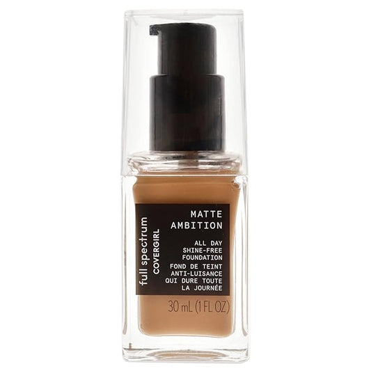 COVERGIRL Matte Ambition, All Day Foundation, Tan Cool 2, 1.01 Ounce-VivaGrace Women