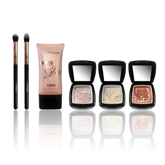 Profusion Cosmetics Way To Glow Illuminating Kit-VivaGrace Women