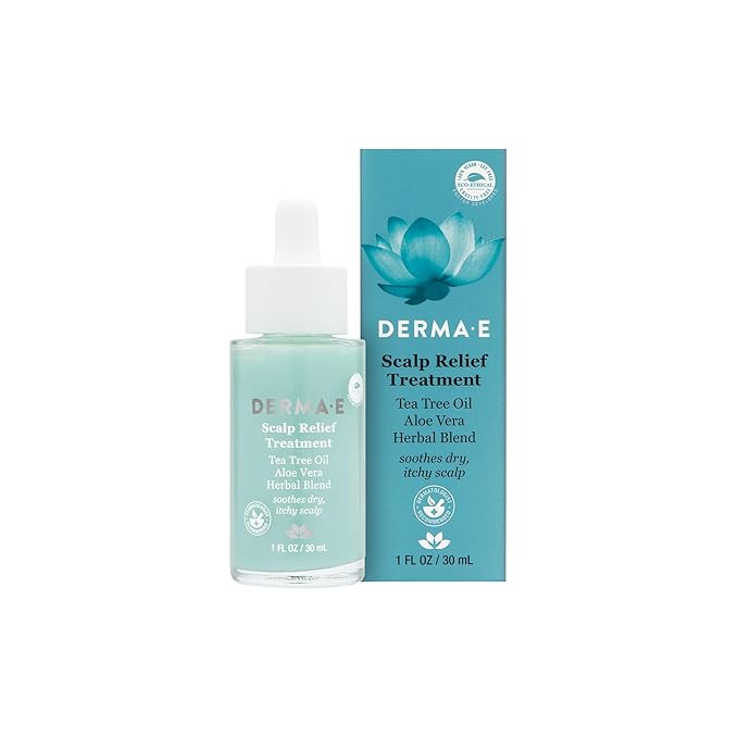 DERMA E Scalp Relief Treatment, Soothes Itch and Promotes Scalp Health-VivaGrace Women