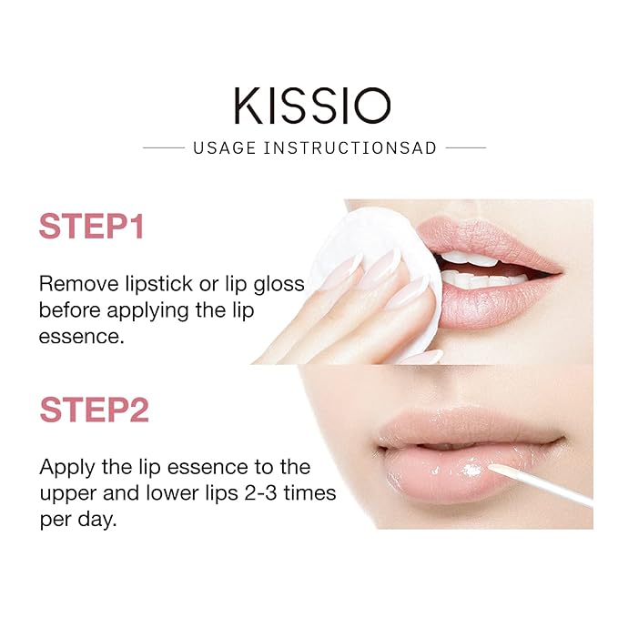 KISSIO Lip Plumper Set,Natural Lip Plumper,Lip Care, Lip Plumper Gloss,Lip Moisturizing Beautiful,Day Ues And Night Ues Set(2PCS)-VivaGrace Women