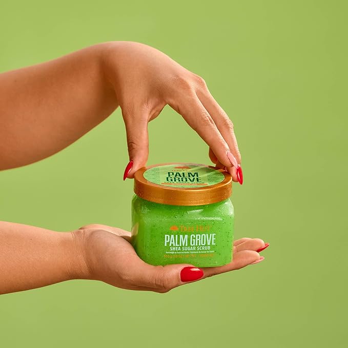 Tree Hut Palm Grove Shea Sugar Scrub | Exfoliating Body Scrub Removes Dead, Dry Skin for a Soft & Hydrated Feel | Nourishing Essential Body Care | 18 fl oz.-VivaGrace Women