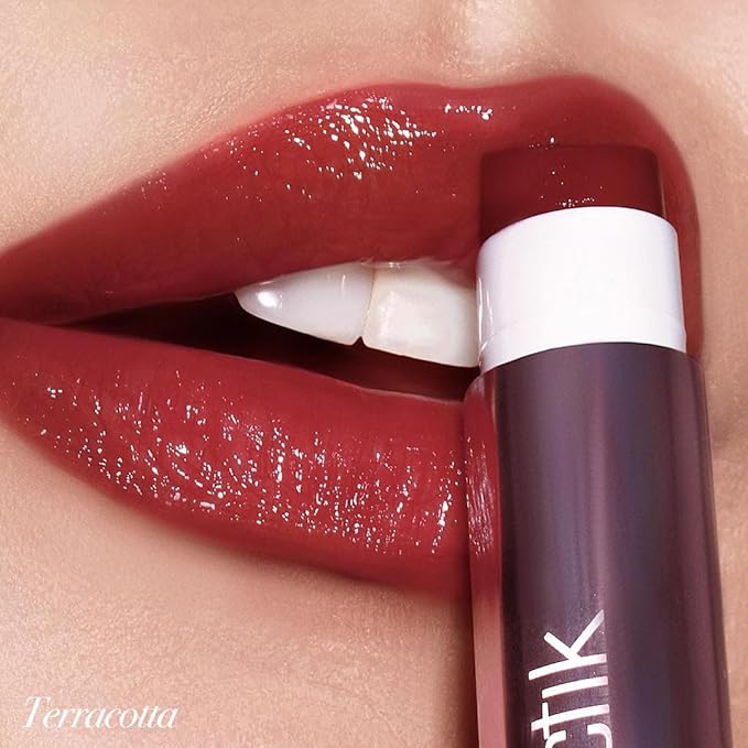 Girlactik Jello Gloss Lip Balm - Original Lip Care with Vitamin E, Aloe Vera, Avocado and Apricot Kernel Oil for Hydrating, Moisturizing Lip Balm with Glossy, Smooth, 4.5 g / 0.15 oz (Terracotta)-VivaGrace Women