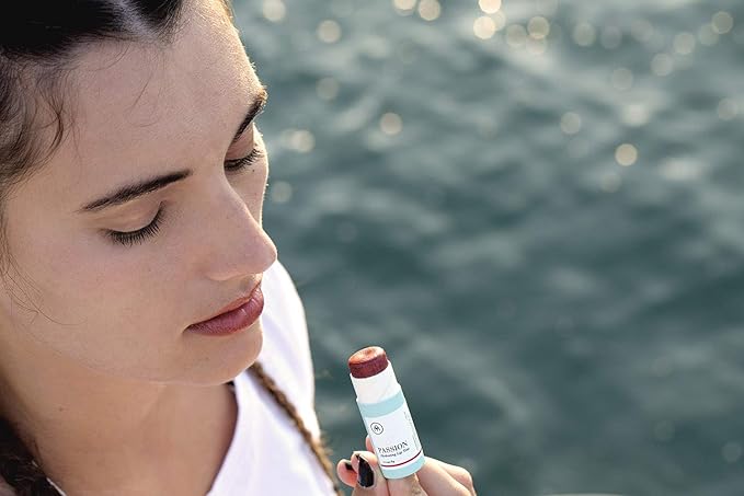 Coconut Matter Lip Balm – Handmade Vegan Coconut Lip Balm with Peach/Red Tint - Hydrating Lip Balm with Natural Coconut Oil, PASSION-VivaGrace Women