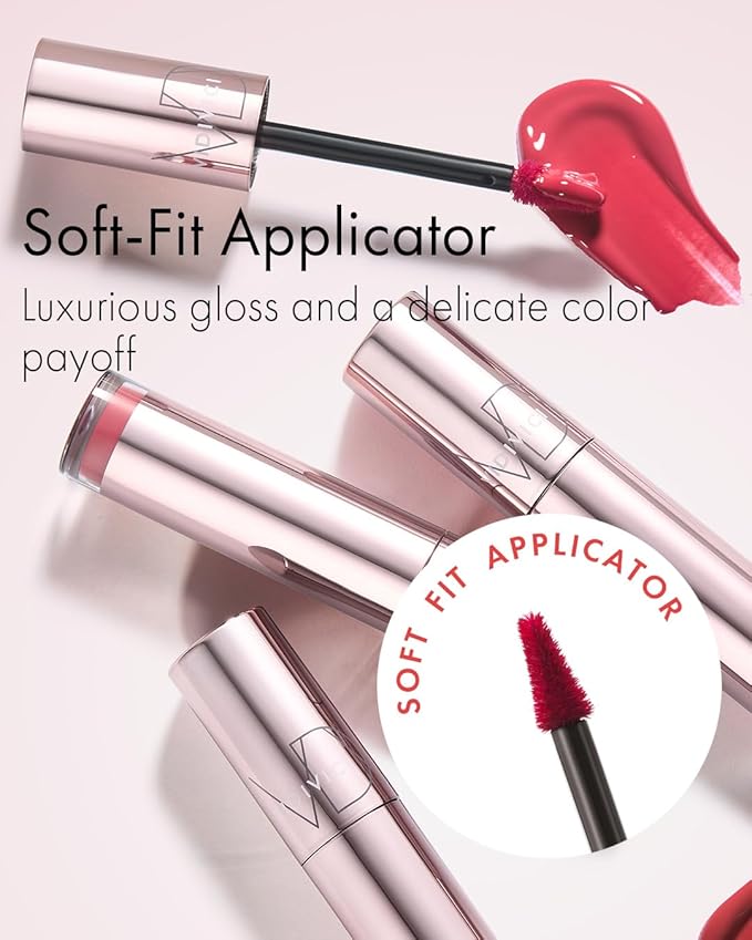 VIDIVICI Millennial Tint Glit - Transfer Proof Moisture Korean Lip Tint with Long-Lasting Color, Lightweight Water Jelly Texture, Hydrating & Smudge-Free Lip Stain, 0.13oz (09 SALTED PEACH)-VivaGrace Women