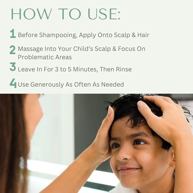 Yobee Calm & Comfort Scalp Mask, Soothing, Gentle Hair Care, Clinically Proven, Sensitive-Skin Friendly - for Kids & Teens 4 fl oz-VivaGrace Women