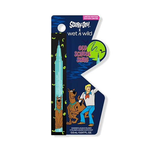 wet n wild Scooby Doo Old School Swag Shimmer Liquid Eyeliner – Glitter-Infused Formula for Bold Eye Looks, Easy Glide Precision Tip, Cruelty-Free & Vegan - Let’s Split Up