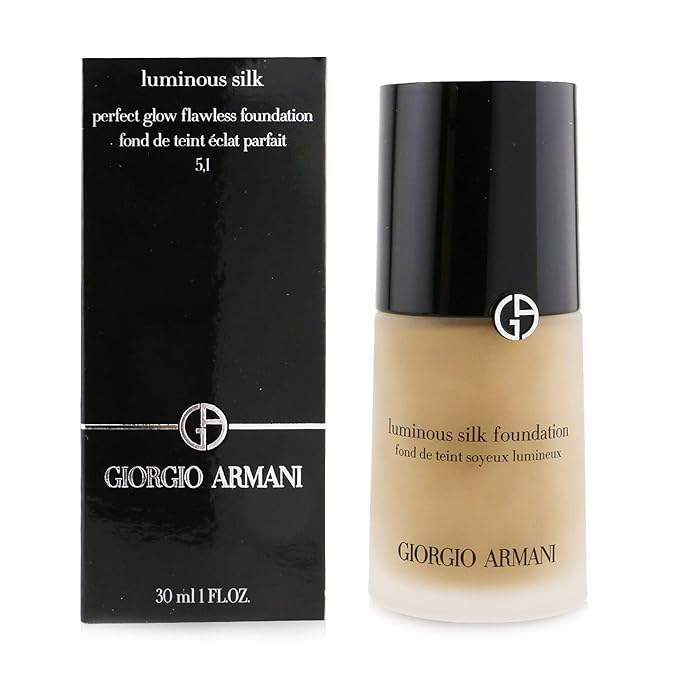 GIORGIO ARMANI Luminous Silk Foundation, No.8 Caramel, 1 Ounce-VivaGrace Women
