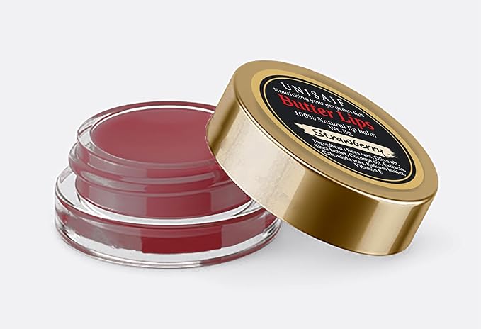 Strawberry Lip Balm - Vegan Lip Balm Lip Brightening for Dark Lips | Best Lip Balm | Moisturizing Lip Balm | Best Lip Moisturizer for Very Dry Lips | Lip Balm Organic (0.28Fl oz 8g)-VivaGrace Women