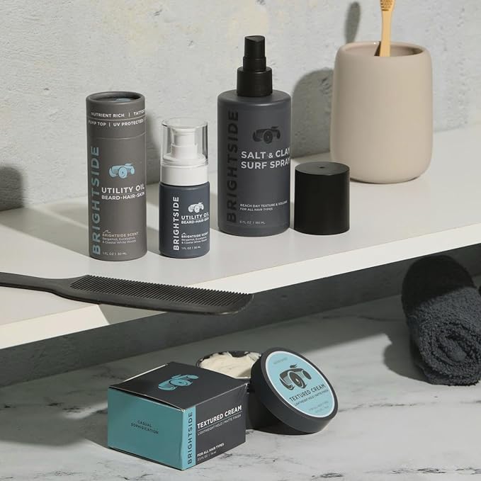 Salt & Clay Surf Spray - Hair Texturizing & Volumizing Spray - Salt & Clay, Silica, Witch Hazel, & Green Tea Blend - Beach Style Hair - For All Hair Types - Natural Ingredients (6oz)-VivaGrace Women