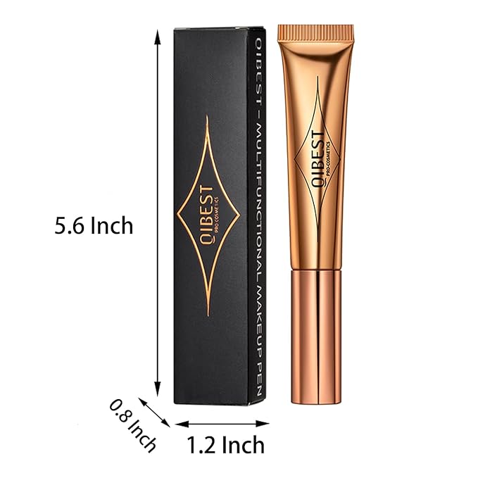 MEICOLY Grey Liquid Contour Beauty Wand,Bronzer Stick with Cushion Applicator,Cream Contour for Women and Girl,Long Lasting Smoothly Moisturizng Super Silky, Cruelty-free,01-VivaGrace Women