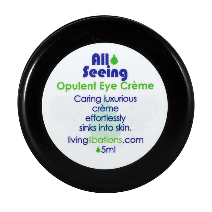 Living Libations - Organic All Seeing Opulent Eye Crème | Natural, Wildcrafted, Vegan Clean Beauty (0.17 oz | 5 mL)-VivaGrace Women