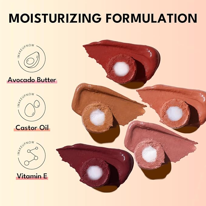 tinted lip balm, Conditioning & Nourishing Lip Balm, Matching concealer to cover lip lines and enhance color development- GINGER BREAD-VivaGrace Women