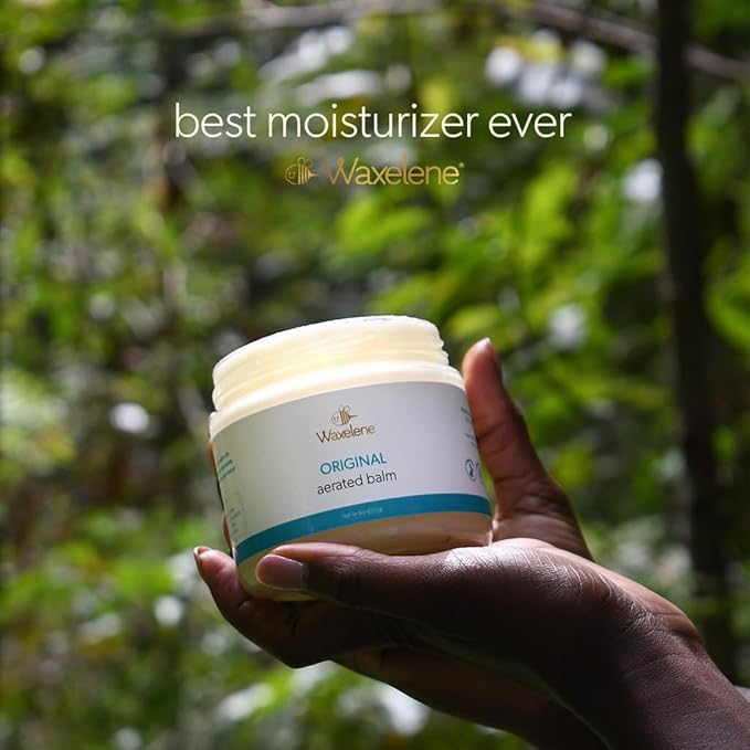 Waxelene Original Aerated Balm Large Jar, Organic Multipurpose Ointment the Petroleum Jelly Alternative Eczema Dry Sensitive Skin Face Moisturizer-VivaGrace Women