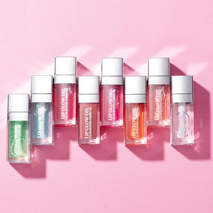 Plumping Lip Oil, Long Lasting Hydrating Lip Gloss Tinted Lip Balm Non-sticky Revitalizing, Transparent Lip Care Oil for Dry Lip (MAHOGANY)-VivaGrace Women