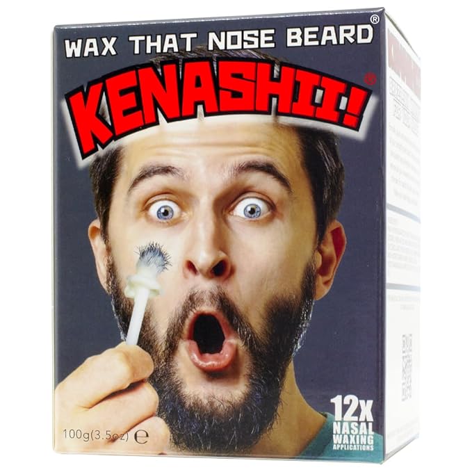 KENASHII Nose Wax Kit | 100 g Wax, 24 Applicators | Hair Removal Kit for Men and Women | Includes Balm Wipes and Mustache Guards | Lasts up to 5 Weeks-VivaGrace Women