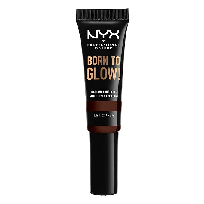 NYX PROFESSIONAL MAKEUP Born To Glow Radiant Concealer, Medium Coverage - Deep Espresso-VivaGrace Women