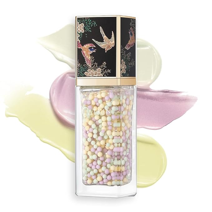 CATKIN Skin Tone Corrector Makeup Primer, Isolation Cream, 3 IN 1 Skin Tone Correcting, 73% Moisturizing Essence, Oil Control Primer For Flawless & Poreless Face Makeup Base Oil Free Formula-VivaGrace Women