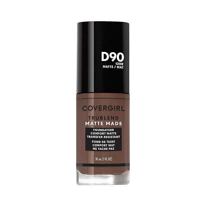 Covergirl Trublend Matte Made Liquid Foundation, D90 Espresso, 1.014 Fl Oz-VivaGrace Women