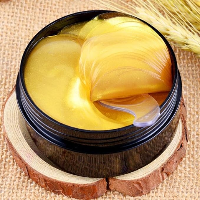 Under Eye Patches, 24K Gold Under Eye Patches for Puffy Eyes and Dark Circles, Under Eye Treatment, Fine Lines & Puffiness, 60 Pairs Collagen Eye Gel Pads for Personal Care-VivaGrace Women