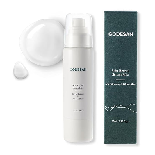 Skin Revival Serum Mist 1.35fl oz - Hydrating Facial Mist, Glowy Skin, Vegan, Sets Makeup, All Skin Type-VivaGrace Women