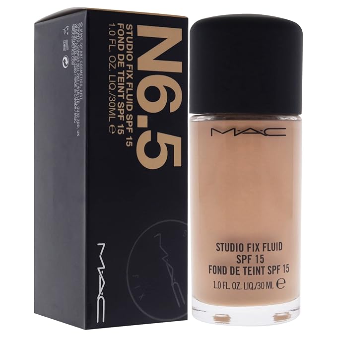 MAC Studio Fix Fluid SPF 15 - N6.5 Foundation Women 1 oz-VivaGrace Women