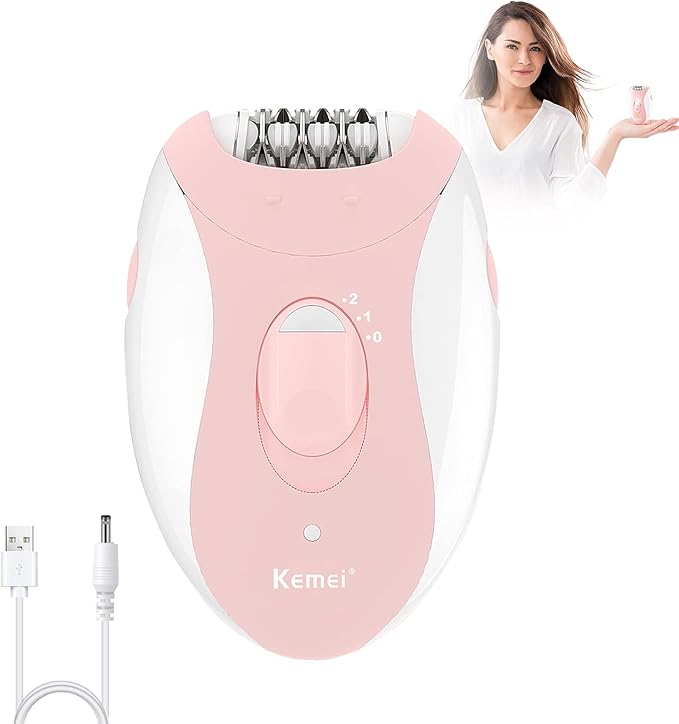 Epilator for Women, Smooth Glide Epilator for Women Face with 2 Speeds, Smooth Face Trimmer Device, Facial Hair Removal for Face Legs Arms Armpit Bikini-VivaGrace Women
