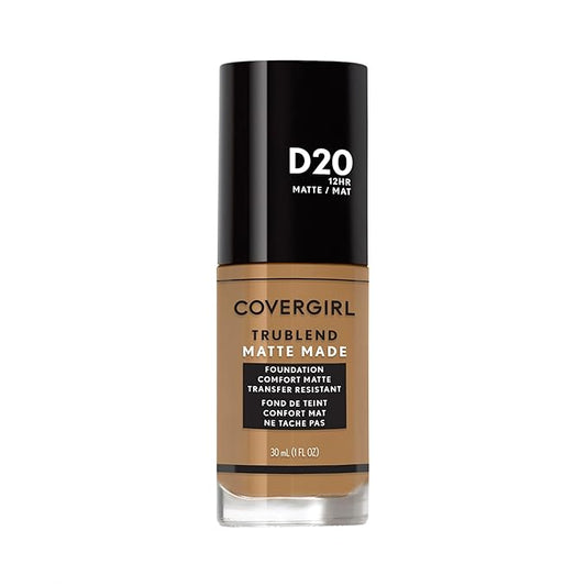 COVERGIRL TruBlend Matte Made Liquid Foundation, True Caramel-VivaGrace Women