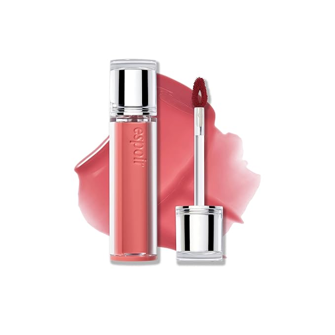 Espoir Couture Lip Tint Glaze #17 Ginger Peach 0.14oz | Volumizing Lip Stain with Syrupy Shine | Long-Lasting & Vibrant Color for Radiant Lip Look | Moisturizing & Glossy Lip Tint | Korean Lip Makeup-VivaGrace Women