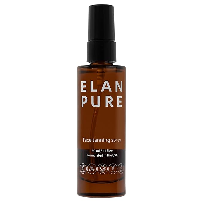 Face Tanning Mist, Organic Ingredients, Sunless Self Tanner, Bronzing, Hydrating, Steak-Free, Long Lasting Glow-VivaGrace Women