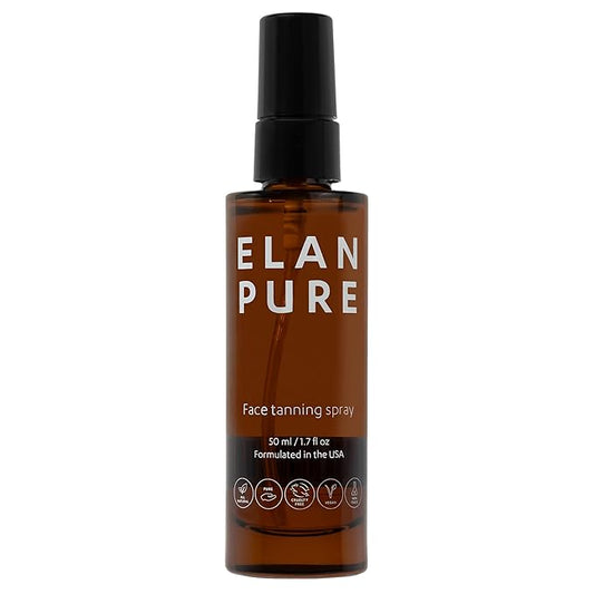 Face Tanning Mist, Organic Ingredients, Sunless Self Tanner, Bronzing, Hydrating, Steak-Free, Long Lasting Glow-VivaGrace Women