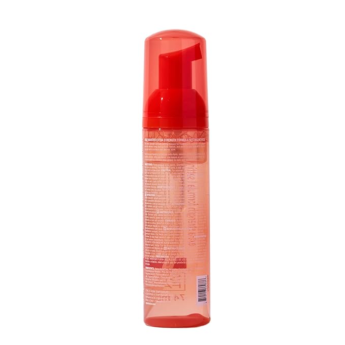 Style Factor EDGE BOOSTER Extra Strength Setting Mousse – Frizz Control, Extra Volume, and Conditioning – 2.5oz Orange Ruby Mousse for Curly Hair-VivaGrace Women