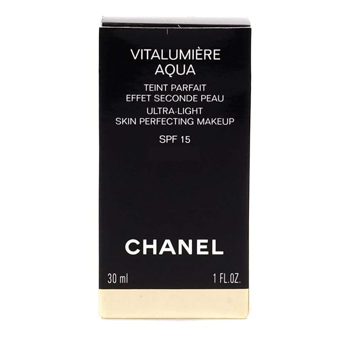 Chanel Vitalumiere Aqua Ultra Light Skin Perfecting Makeup SPF 15-30 ml, No.40 Beige-VivaGrace Women