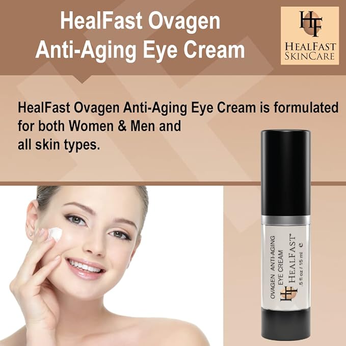 The Original Ovagen Anti-wrinkle Eye Cream with Retinol (.5 Oz) | Smooth Fine Lines and Hyaluronic Acid to Brighten Dark Circles and De-Puff Bags Skincare-VivaGrace Women